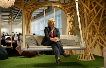 Die Bundesministerin Julia Klöckner ist zu Besuch beim Accelerator 2019.