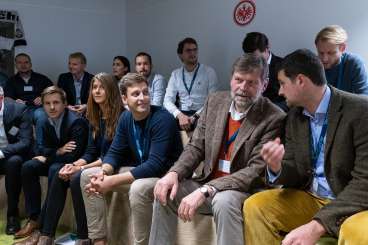 Die Start-ups am Demo Day.