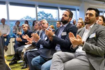 Das Publikum am Demo Day.