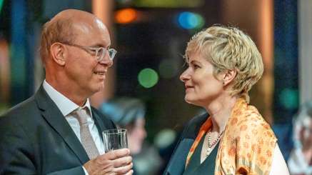 Dr. Horst Reinhardt im Gespräch mit Katrin Rukwied