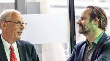 Dr. Helmut Born und Markus Kamrad