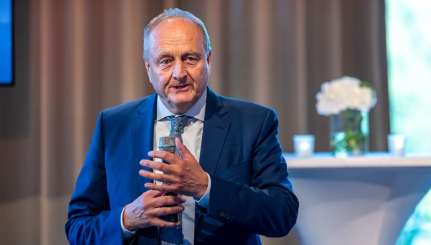 Joachim Rukwied bei seiner Laudatio