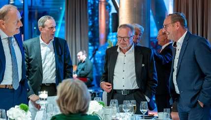 Joachim Rukwied, Dietmar Ilg, Gerd Sonnleitner und Franz-Josef Holzenkamp (v.l.n.r.)