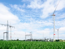 The community wind farm at Lorup. (Sustainable project: Hümmling energy farm)