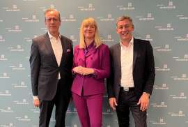 Der Vorstand der Landwirtschaftlichen Rentenbank bei der Bilanzpressekonferenz 2023